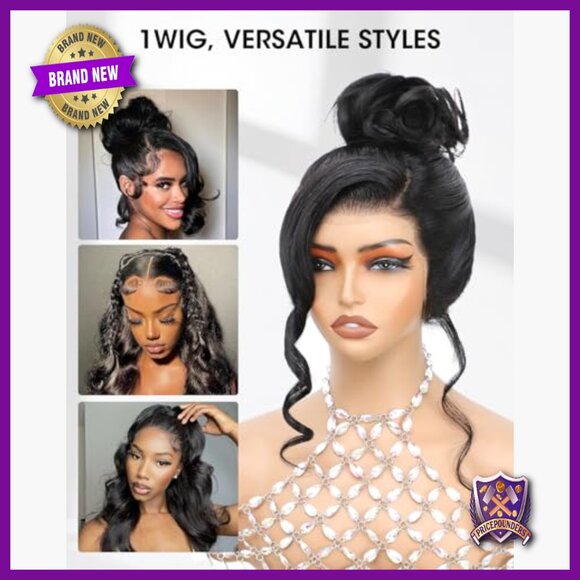 360 Glueless Lace Front Wig 22 Inch Human Hair Loose Body Wave HD Lace